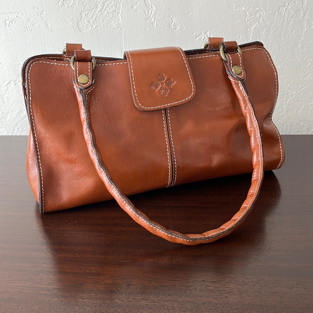 Patricia Nash Leather Signature Shoulder Bag